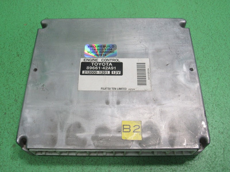 89661-42A91 04 TOYOTA RAV4 FWD AT ECU ECM PCM ENGINE COMPUTER CONTROL 