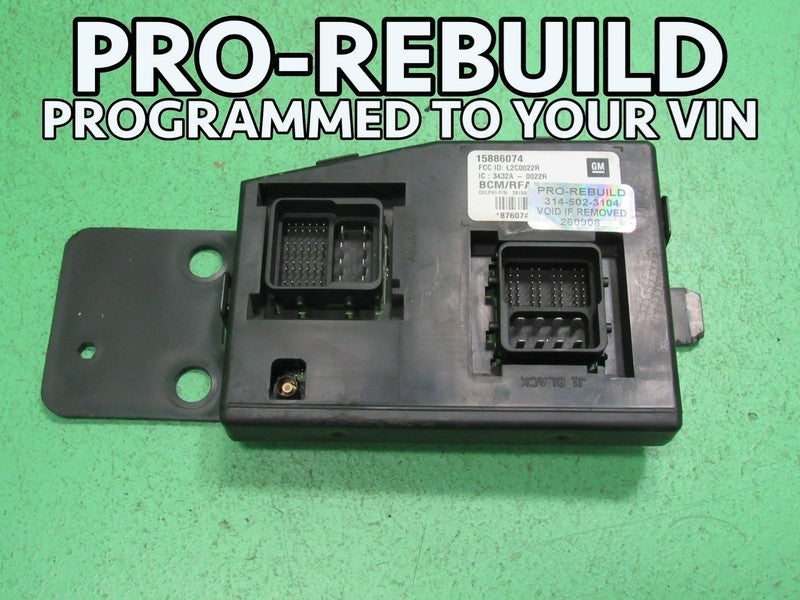 09 HUMMER H3 BCM BODY CONTROL MODULE VIN AND MILEAGE PROGRAMMED 0908