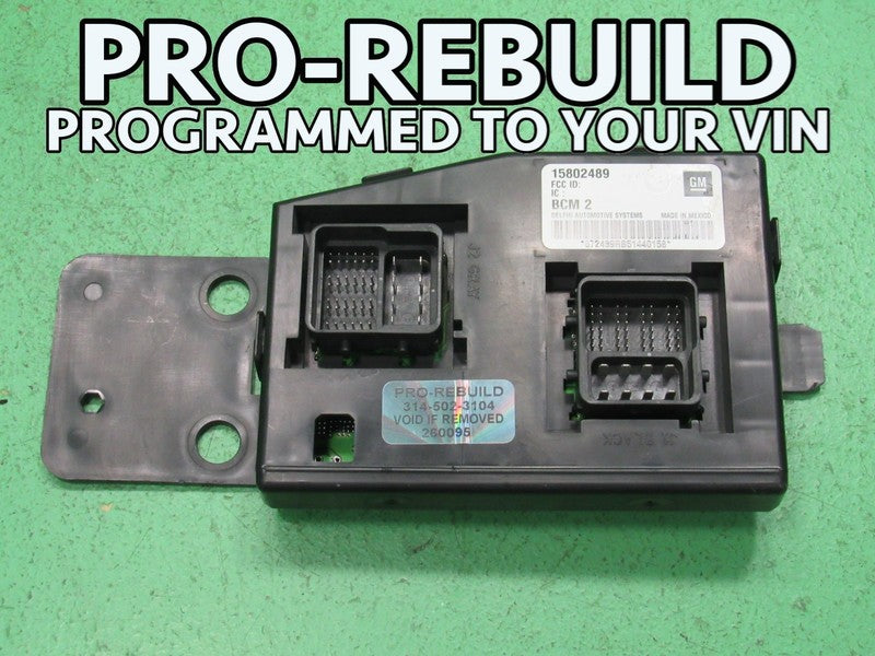 05-06 COLORADO CANYON i280 BCM BODY CONTROL MODULE VIN AND MILEAGE PRO