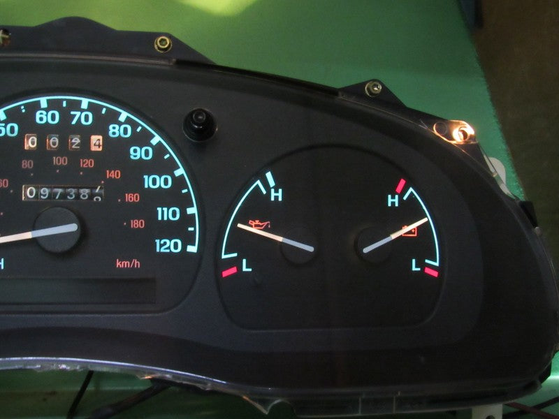96-97 FORD RANGER INSTRUMENT GAUGE CLUSTER SPEEDOMETER 97K REBUILT 124