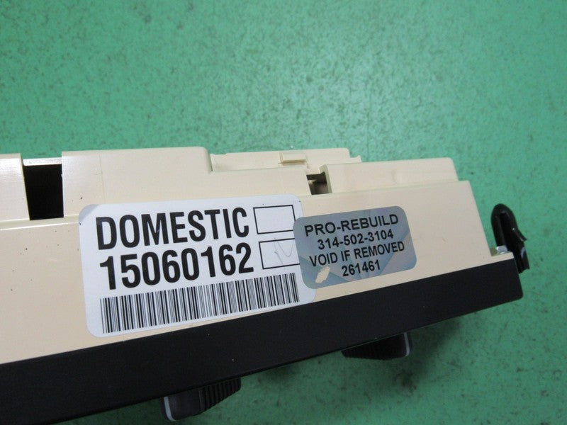 15060162 00-02 TAHOE SILVERADO YUKON A/C AUTO CLIMATE TEMP CONTROL REB