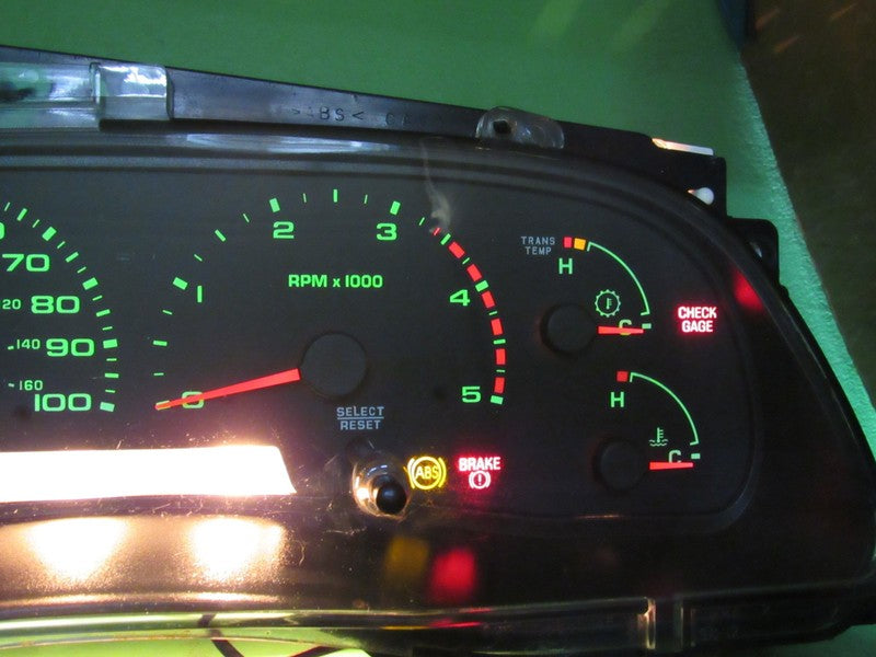 02-03 F250 F350 DIESEL INSTRUMENT GAUGE CLUSTER GAUGES SPEEDO TACH 165