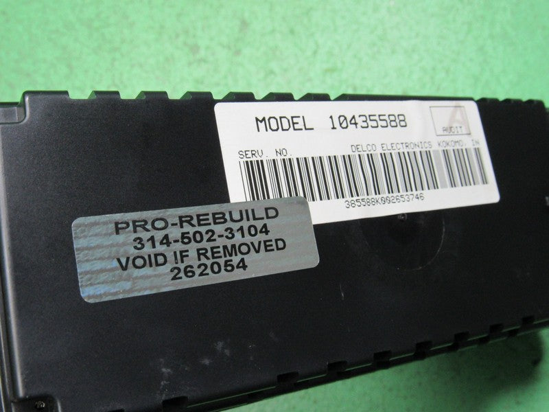 10435588 97-05 BUICK REGAL CENTURY A/C DIGITAL CLIMATE TEMP CONTROL RE