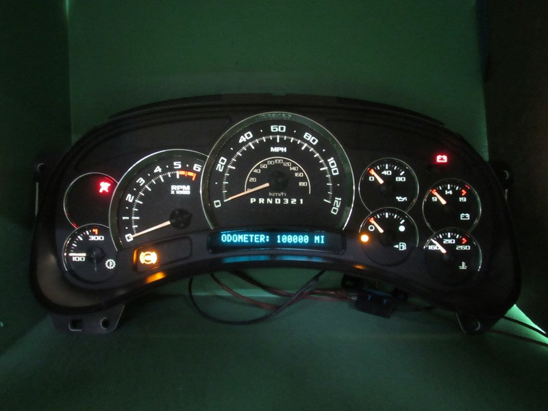 06 CADILLAC ESCALADE INSTRUMENT GAUGE CLUSTER SPEEDO MILEAGE PROG REBU