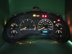 01-04 S-10 SONOMA 4.3 MT INSTRUMENT GAUGE CLUSTER SPEEDO TACH MILEAGE 