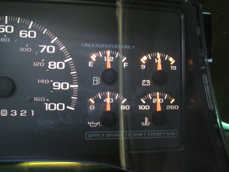97-98 C/K TRUCK SUBURBAN INSTRUMENT GAUGE CLUSTER SPEEDO TACH 217K REB