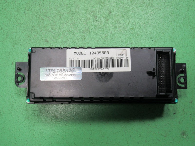 10435588 97-05 BUICK REGAL CENTURY A/C DIGITAL CLIMATE TEMP CONTROL RE