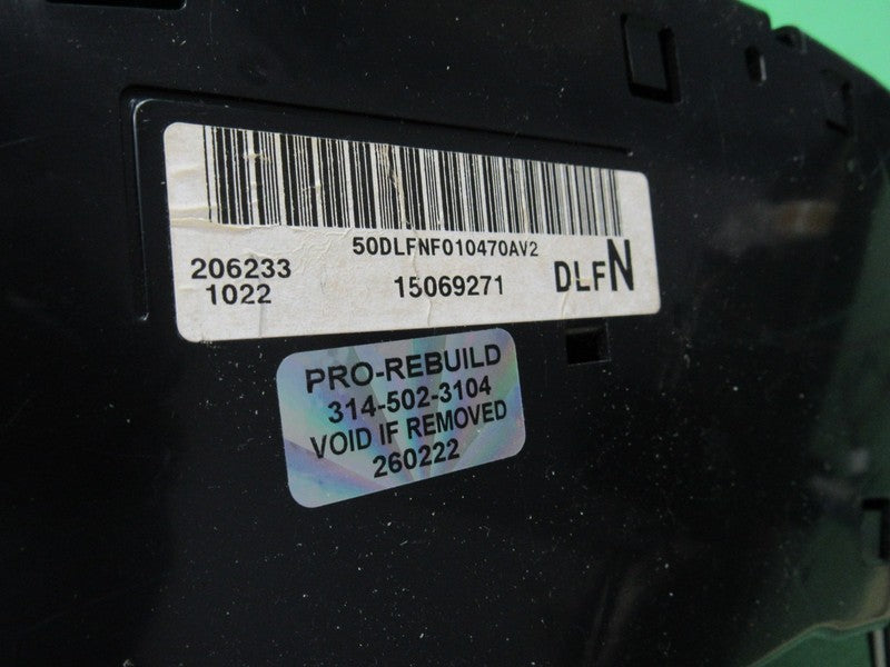 03-04 GMC ENVOY INSTRUMENT GAUGE CLUSTER SPEEDOMETER MILEAGE PROG REBU