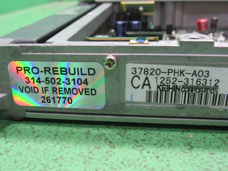 37820-PHK-A03 00-01 HONDA CR-V MT ECU ECM PCM ENGINE COMPUTER REBUILT 