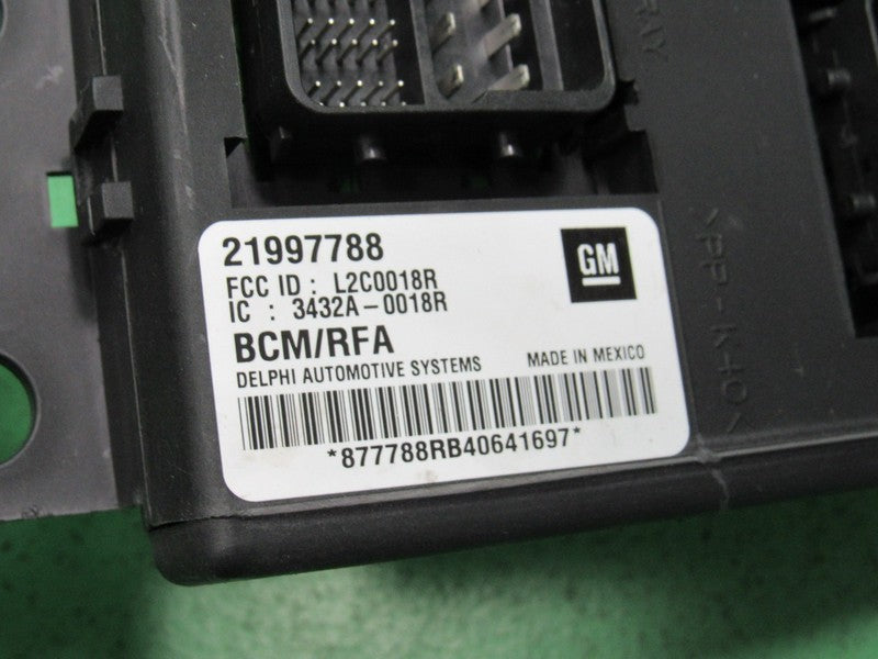 04 COLORADO CANYON BCM BODY CONTROL MODULE VIN AND MILEAGE PROGRAMMED 