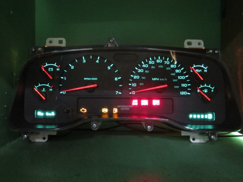 01-04 DODGE DAKOTA MPH INSTRUMENT GAUGE CLUSTER SPEEDO TACH MILEAGE PR