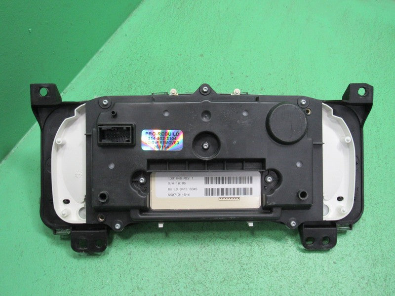 07 HUMMER H3 INSTRUMENT GAUGE CLUSTER SPEEDOMETER TACH 15821163 PLUG A