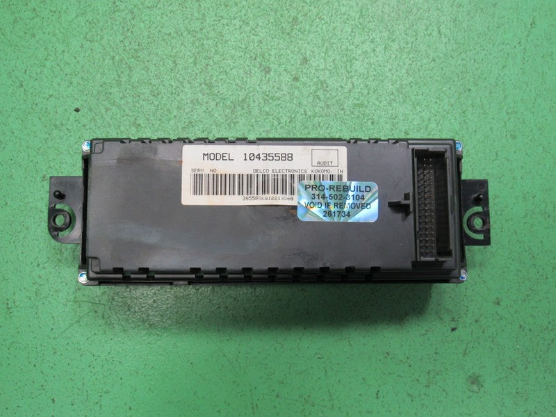 10435588 97-05 REGAL CENTURY A/C DIGITAL CLIMATE TEMP CONTROL REBUILT 