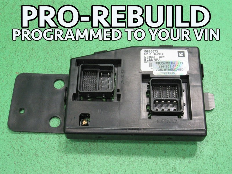 09 COLORADO BCM BODY CONTROL MODULE VIN AND MILEAGE PROGRAMMED 1226