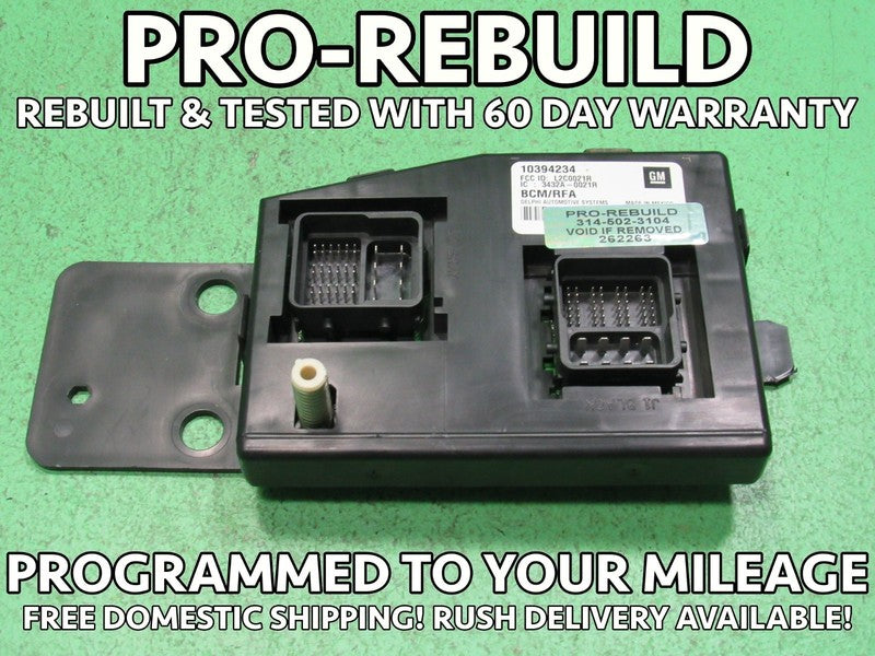 05-06 COLORADO CANYON i280 BCM BODY CONTROL MODULE VIN AND MILEAGE PRO