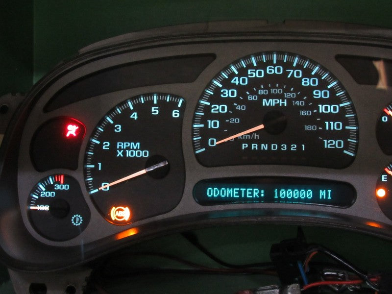 06 GMC YUKON DENALI INSTRUMENT GAUGE CLUSTER SPEEDO MILEAGE PROG REBUI