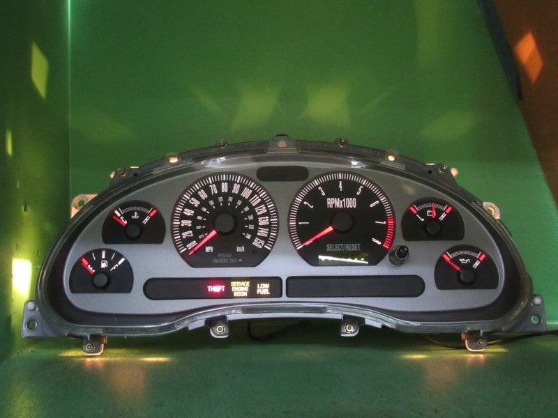 03-04 FORD MUSTANG MACH 1 MT INSTRUMENT GAUGE CLUSTER SPEEDOMETER REBU