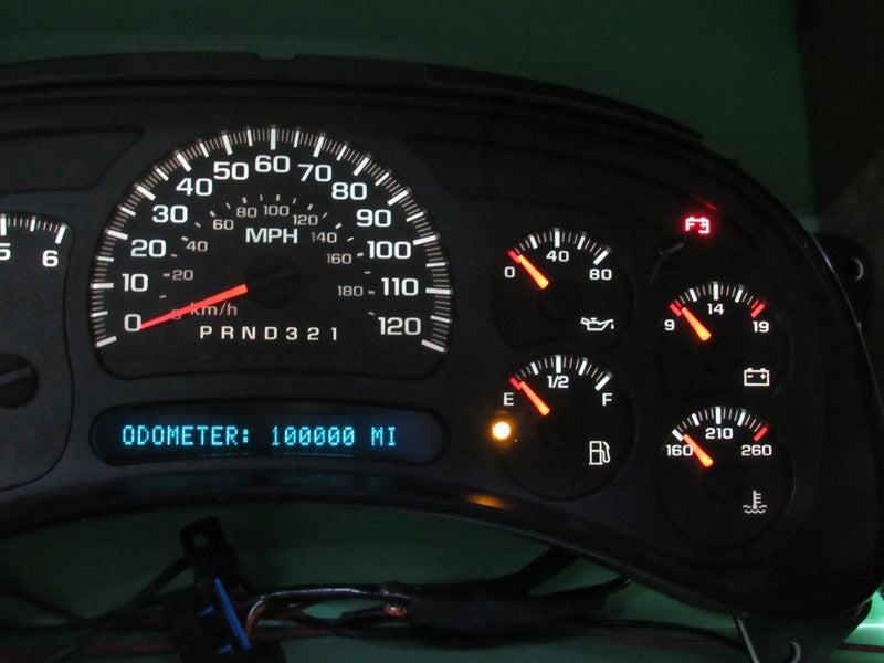 06-07 SILVERADO SIERRA INSTRUMENT GAUGE CLUSTER SPEEDO MILEAGE PROG RE