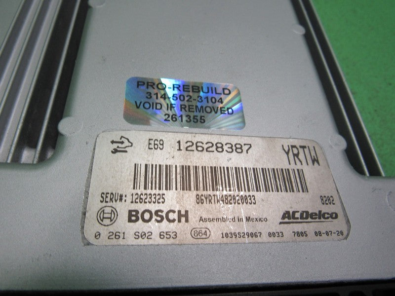 12623325 STS CTS ACADIA TRAVERSE E69 3.6L PCM ECM ECU ENGINE COMPUTER 