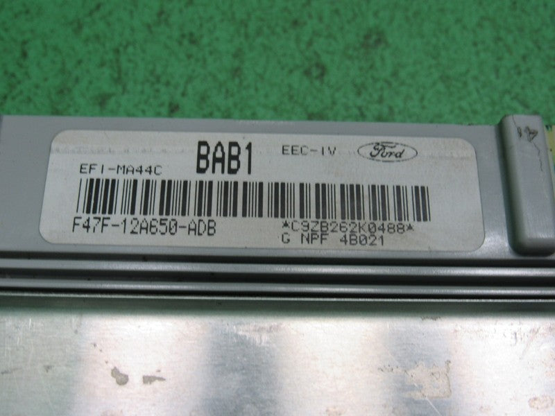 BAB1 94 B2300 RANGER 2.3L ECU ECM PCM ENGINE COMPUTER F47F-12A650-ADB 