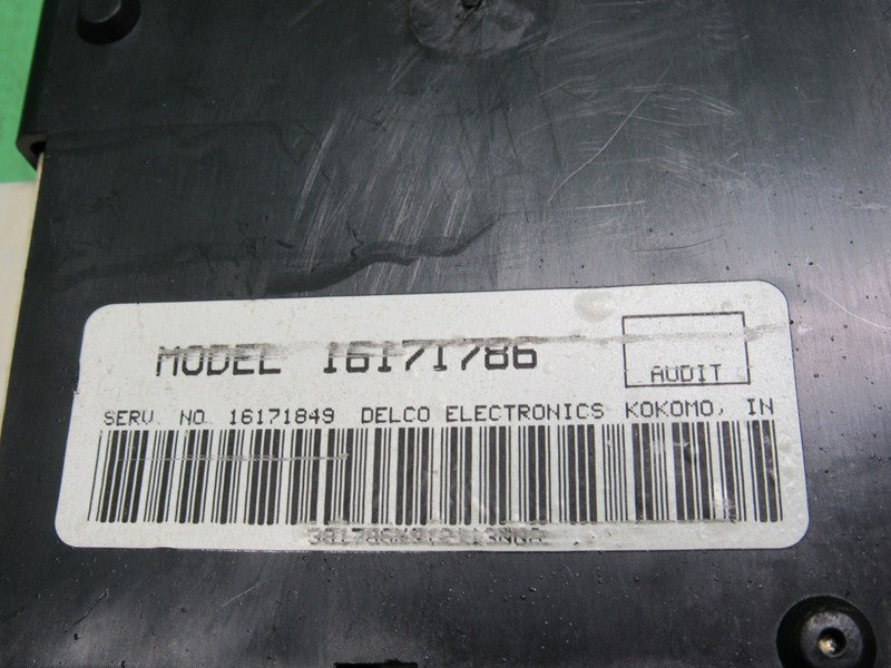 92 CADILLAC SEVILLE HEATER AC CLIMATE CONTROL HVAC PROGRAMMER 16171786