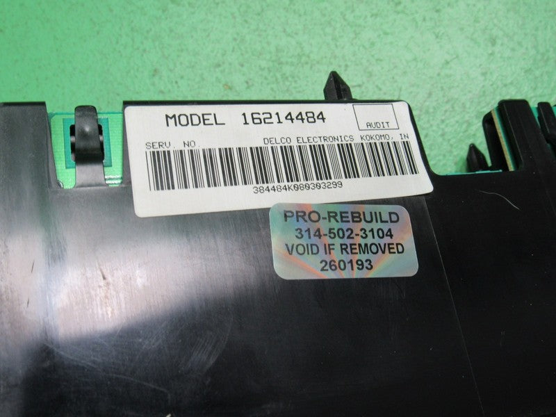 16214484 95-99 LESABRE 95-96 PARK AVE AC DIGITAL CLIMATE TEMP CONTROL 