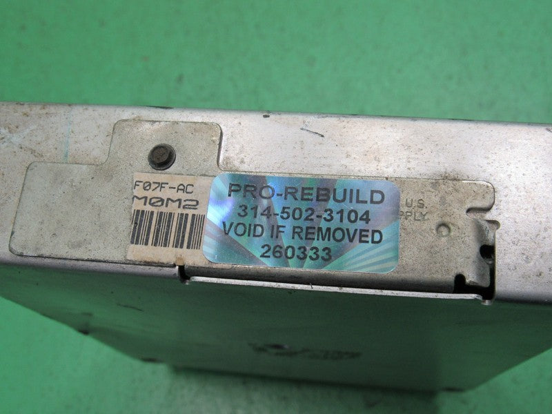 M0M2 90 FORD RANGER 2.3L ECU ECM PCM ENGINE COMPUTER F07F-12A650-AC RE