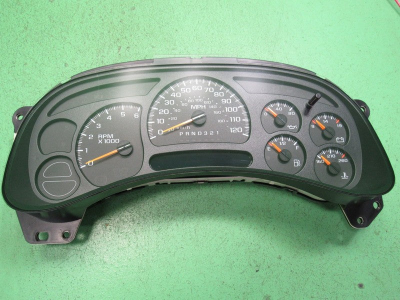 06-07 SILVERADO SIERRA TAHOE INSTRUMENT GAUGE CLUSTER MILEAGE PROG REB