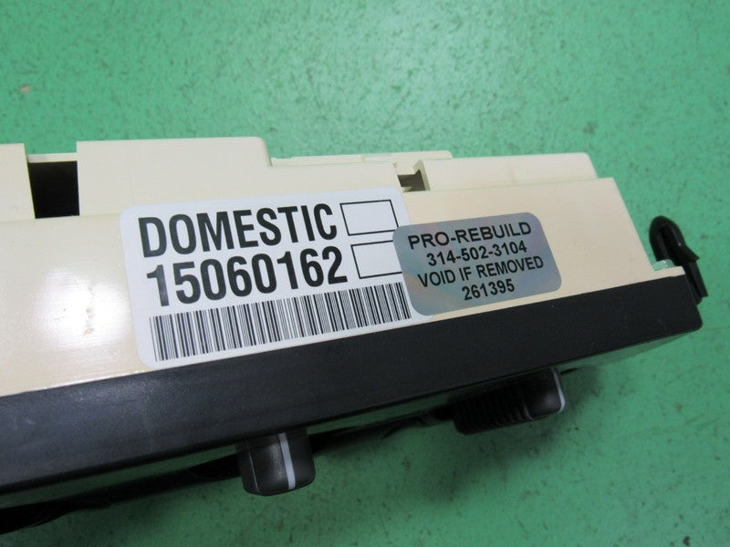 15060162 00-02 TAHOE SILVERADO YUKON A/C AUTO CLIMATE TEMP CONTROL REB