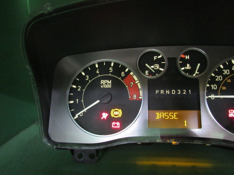 07 HUMMER H3 INSTRUMENT GAUGE CLUSTER SPEEDOMETER TACH 15821163 PLUG A