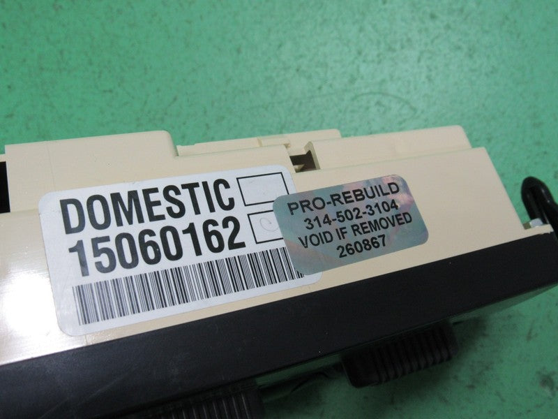 15060162 00-02 TAHOE SILVERADO YUKON A/C AUTO CLIMATE TEMP CONTROL REB