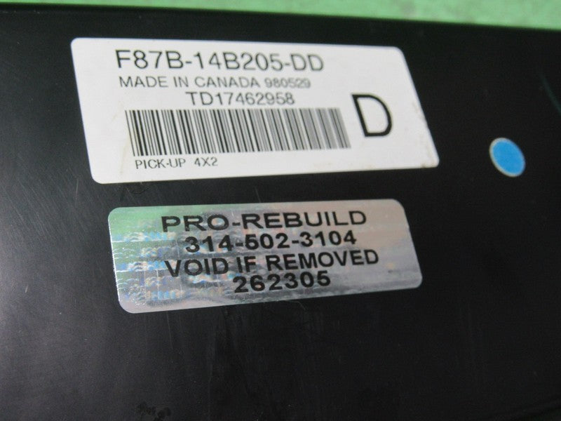 F87B-14B205-DD FORD RANGER B3000 B4000 BCM GEM MULTIFUNCTION MODULE RE