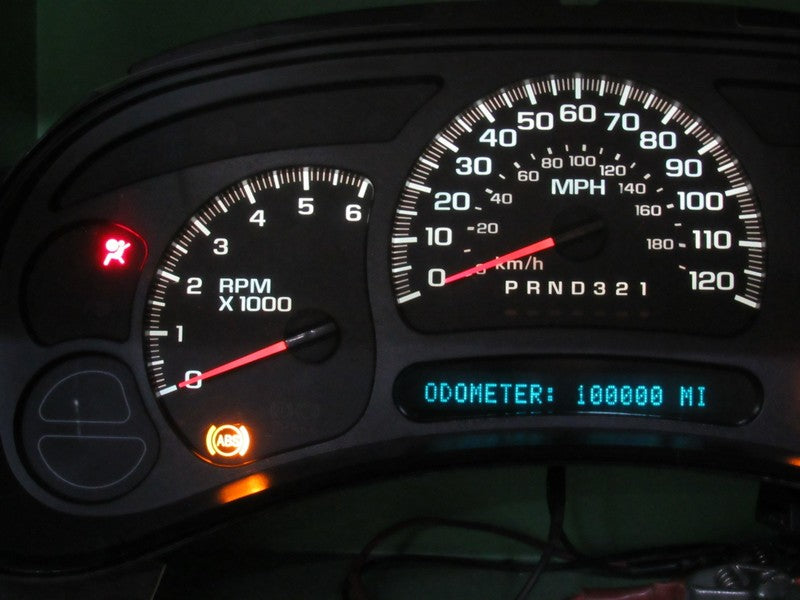 06-07 SILVERADO SIERRA TAHOE INSTRUMENT GAUGE CLUSTER MILEAGE PROG REB