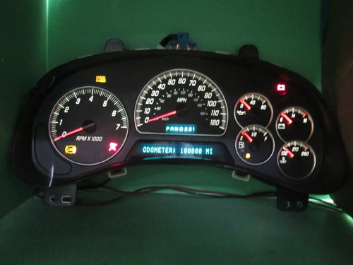 03-04 GMC ENVOY INSTRUMENT GAUGE CLUSTER SPEEDOMETER MILEAGE PROG REBU