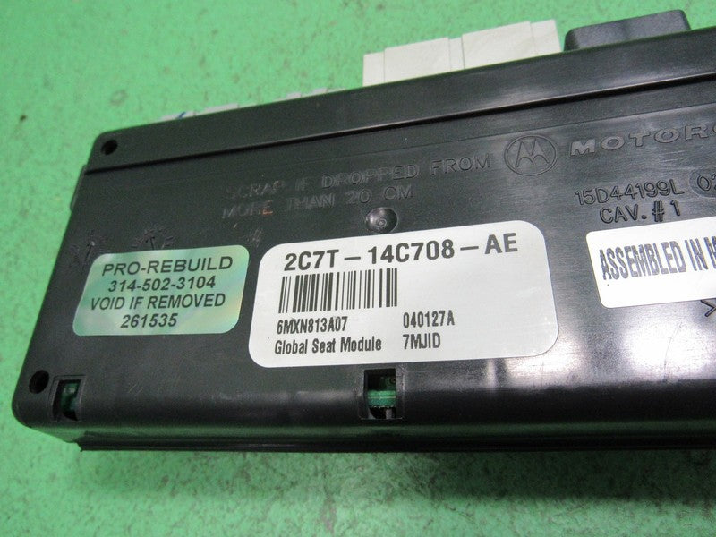 2C7T-14C708-AE FORD EXPLORER MOUNTAINEER F-150 POWER SEAT MODULE TESTE