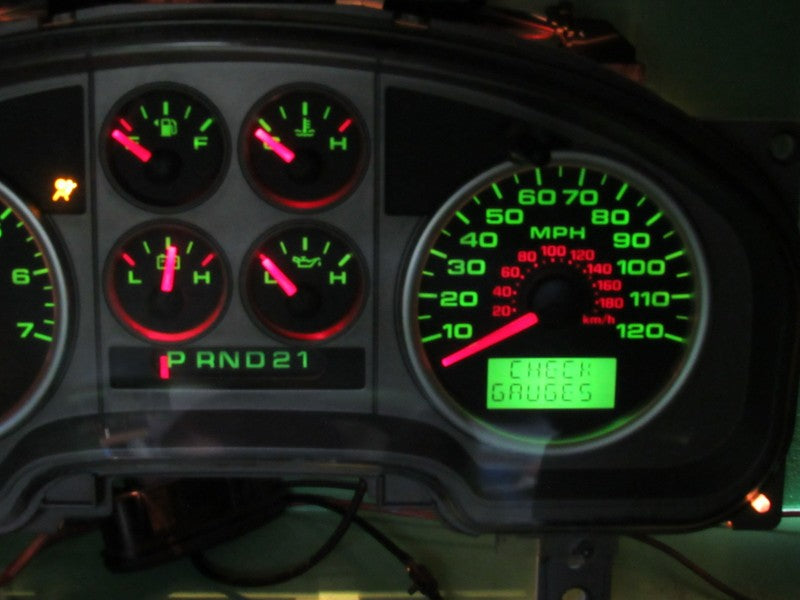06 F150 FX4 INSTRUMENT GAUGE CLUSTER GAUGES SPEEDO TACH MILEAGE PROG 7