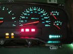 01-04 DODGE DAKOTA MPH INSTRUMENT GAUGE CLUSTER SPEEDO TACH MILEAGE PR