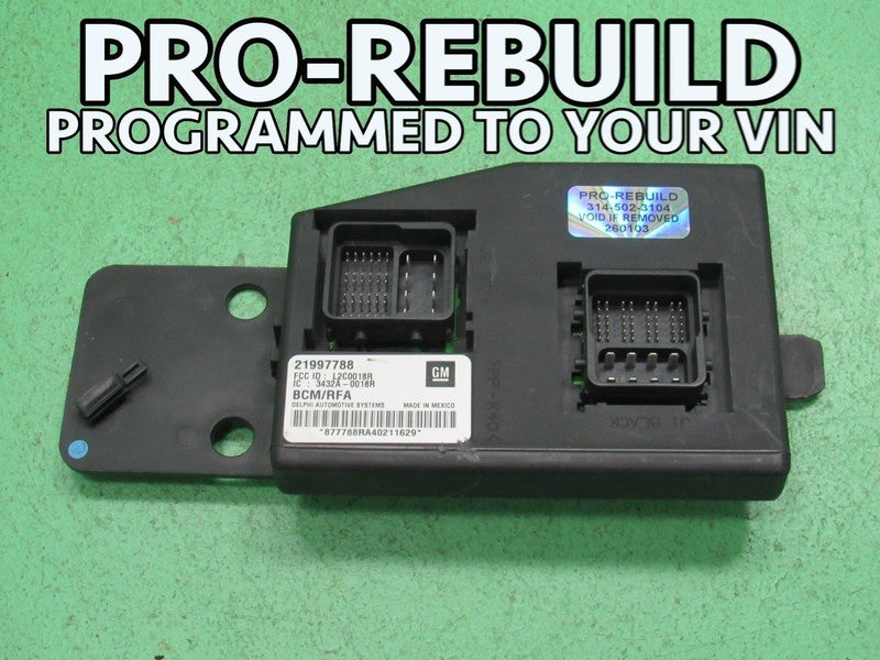 04 COLORADO CANYON BCM BODY CONTROL MODULE VIN AND MILEAGE PROGRAMMED 