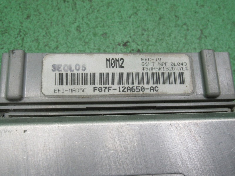 M0M2 90 FORD RANGER 2.3L ECU ECM PCM ENGINE COMPUTER F07F-12A650-AC RE