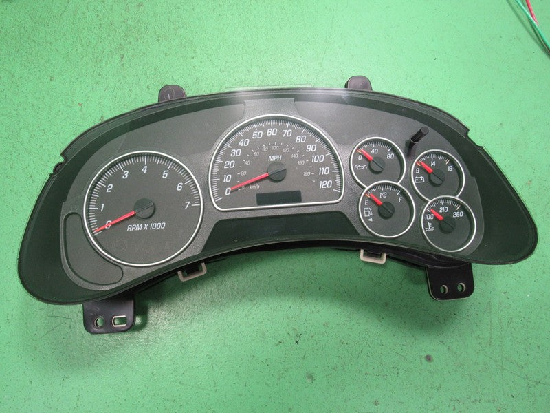 02-04 GMC ENVOY INSTRUMENT GAUGE CLUSTER SPEEDOMETER MILEAGE PROG REBU