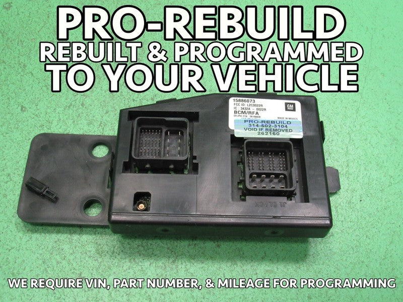 09 COLORADO BCM BODY CONTROL MODULE VIN AND MILEAGE PROGRAMMED 2160