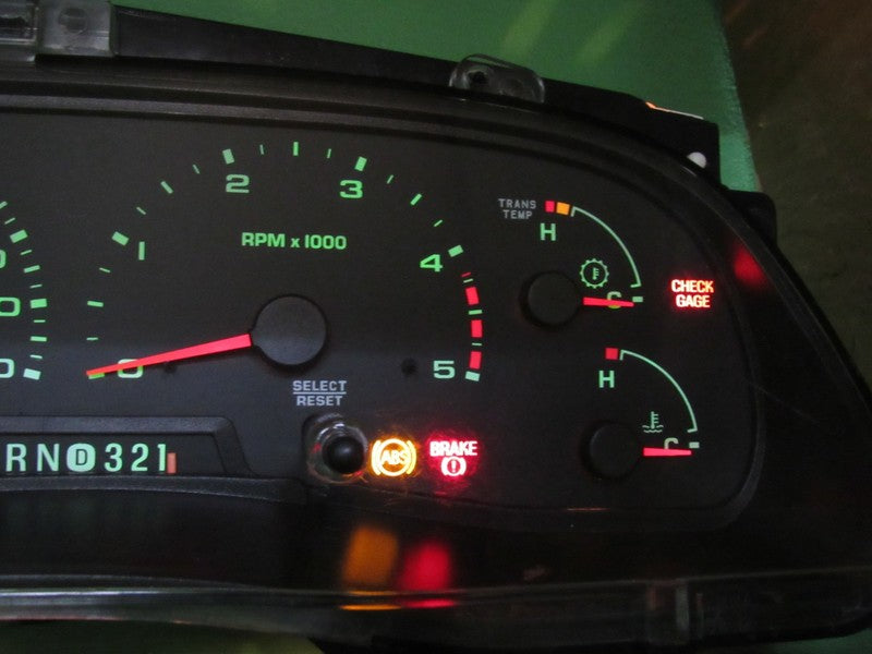 04 F250 F350 DIESEL INSTRUMENT GAUGE CLUSTER GAUGES SPEEDO TACH 313K T