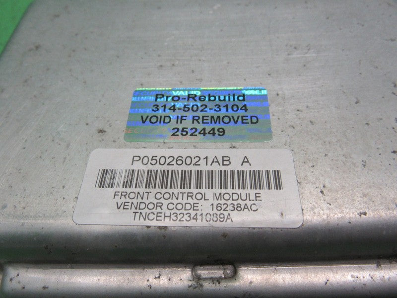 05026021AB 05 MAGNUM 300 FRONT BCM BODY CONTROL MODULE MULTIFUNCTION R