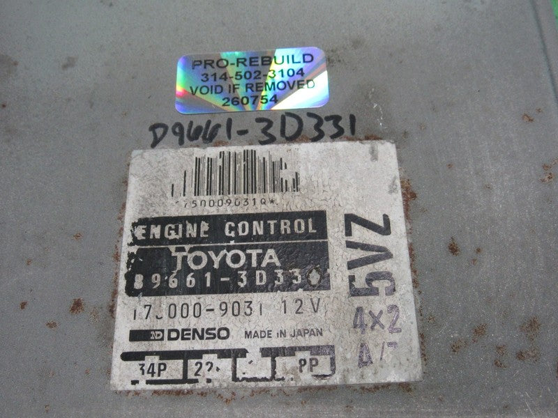 89661-3D331 97 4RUNNER 3.4 4x2 AT ECU ECM PCM ENGINE CONTROL COMPUTER 
