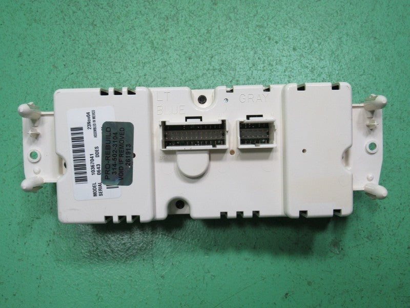 10367041 TAHOE ESCALADE SILVERADO AC DIGITAL CLIMATE TEMP CONTROL LED 