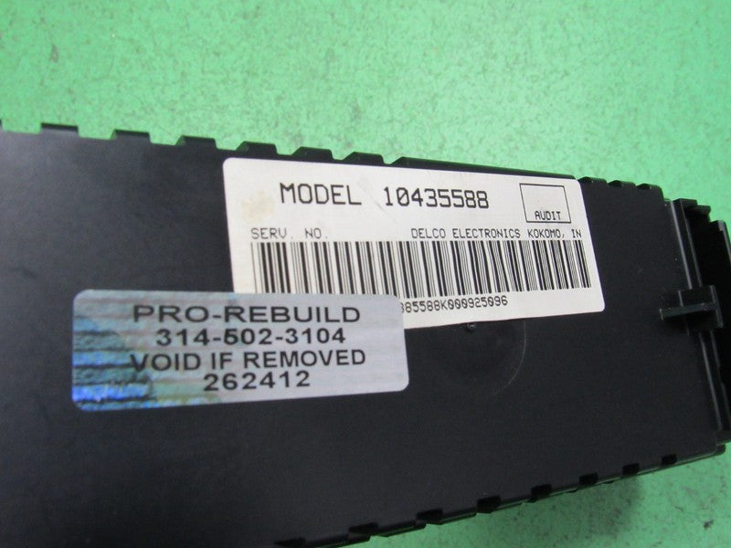 10435588 97-05 BUICK REGAL CENTURY A/C DIGITAL CLIMATE TEMP CONTROL RE