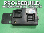 09 HUMMER H3 BCM BODY CONTROL MODULE VIN AND MILEAGE PROGRAMMED 0907