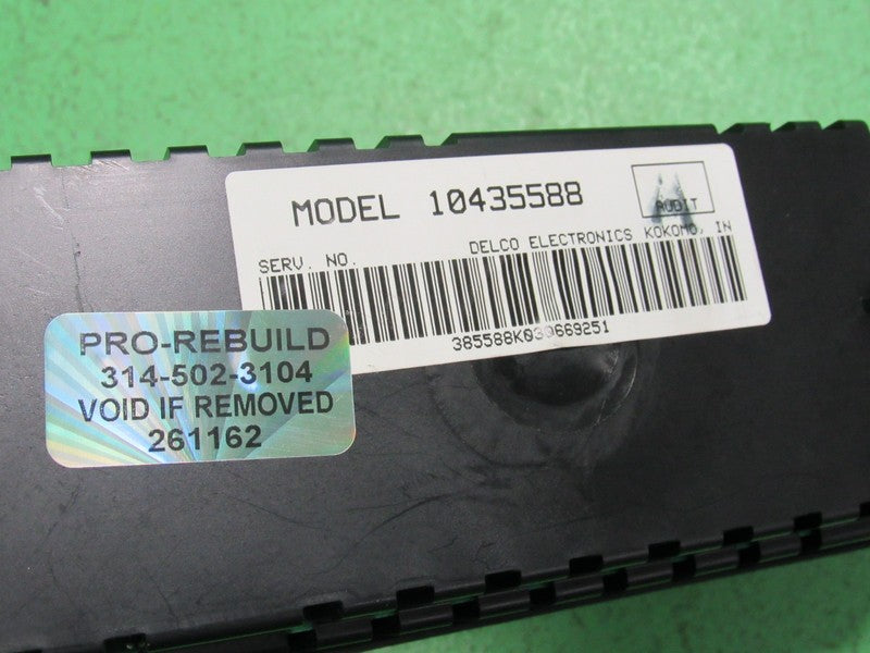 10435588 97-05 REGAL CENTURY A/C DIGITAL CLIMATE TEMP CONTROL REBUILT 
