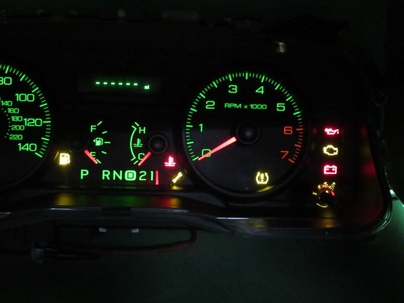09-11 CROWN VICTORIA P71 INSTRUMENT GAUGE CLUSTER SPEEDO TACH MILEAGE 
