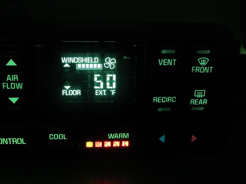 10435588 97-05 REGAL CENTURY A/C DIGITAL CLIMATE TEMP CONTROL REBUILT 